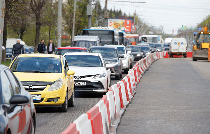 Участок проспекта Ленина в Туле откроют для движения в ночь с 13 на 14 мая