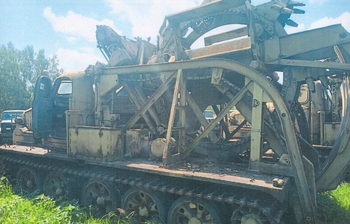 В Тульской области на торгах продают старый военный БТМ-3