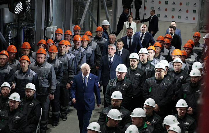 Вторую очередь производства высокомолекулярных полимеров запустили в Новомосковске