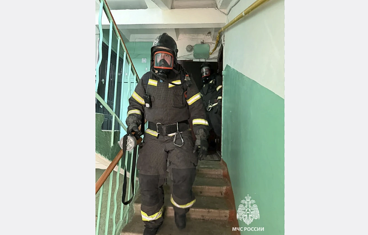 В Ефремове пожарные спасли 14-летнюю девочку из горящей квартиры