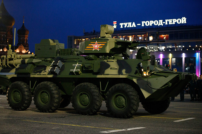 Первая репетиция Парада Победы прошла на площади Ленина в Туле