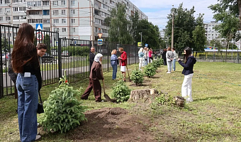 В Тульском областном медицинском колледже появилась аллея выпускников