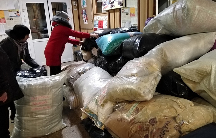 Жители Богородицкого района отправили гуманитарную помощь в зону СВО