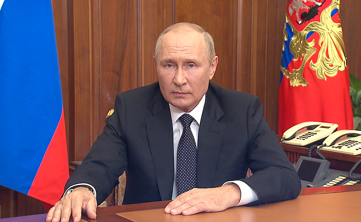 Путин выступит с обращением 30 сентября перед подписанием договоров о вхождении в состав РФ четырех территорий