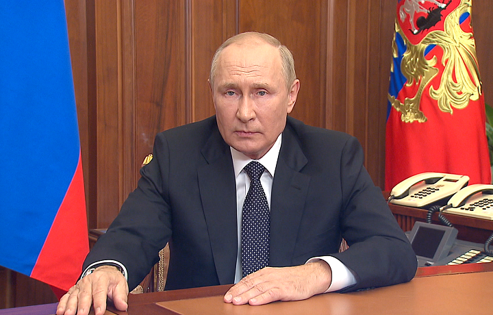 Путин выступит с обращением 30 сентября перед подписанием договоров о вхождении в состав РФ четырех территорий