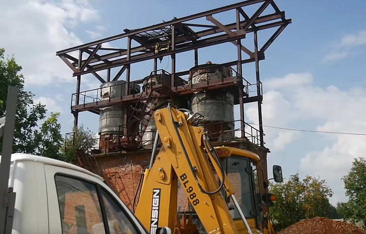 ﻿В Узловой идет реконструкция станции обезжелезивания Люторического водозабора