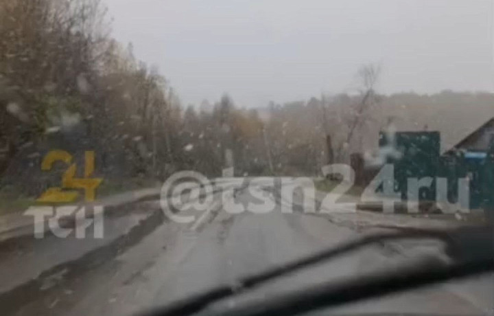 В Туле выпал первый снег 13 октября