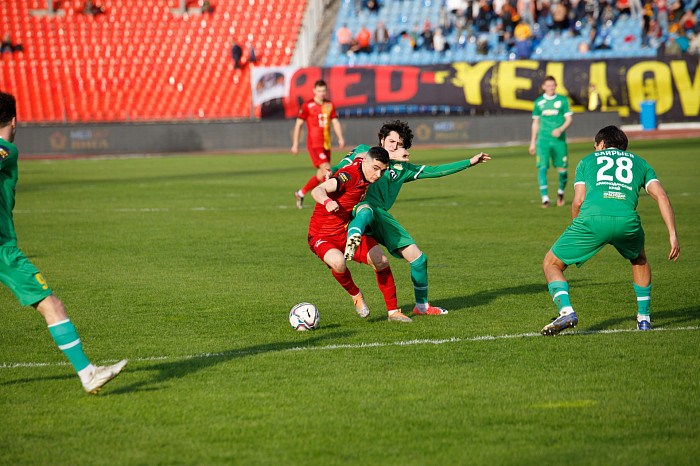 Фоторепортаж: как прошел матч «Арсенала» с «Кубанью»