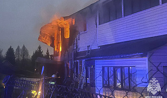 50-летний мужчина пострадал при пожаре в тульской деревне Крюковка