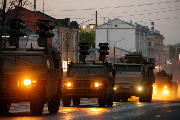 Фоторепортаж: в Туле прошла вторая репетиция Парада Победы