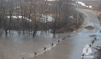 В Тульской области из-за подъема уровня воды в реках закрыто движение на 20 мостах