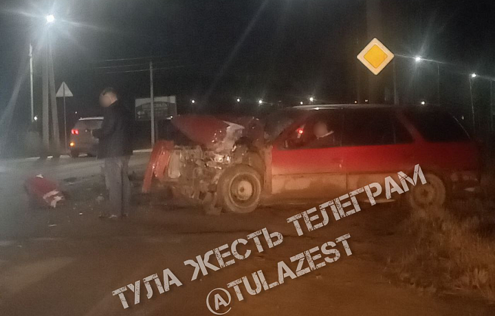В тульском поселке Барсуки произошло ДТП