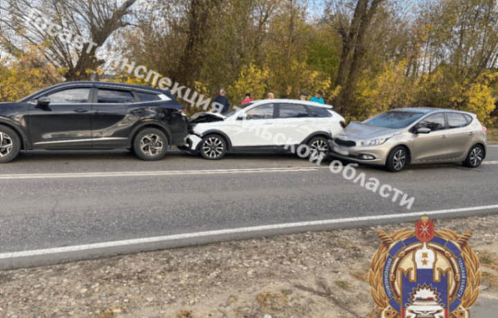 В массовом ДТП в Киреевском районе пострадали женщина и маленький ребенок