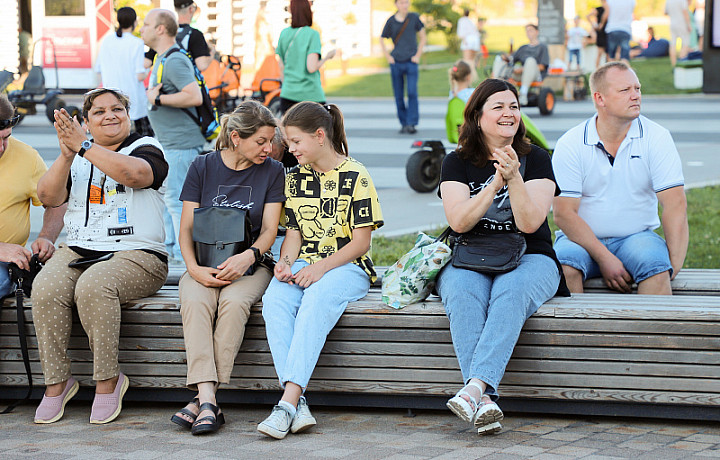 На Казанской набережной в Туле отметили Международный день молодежи