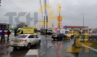 Опубликовано видео с места смертельного ДТП на Пролетарском мосту в Туле