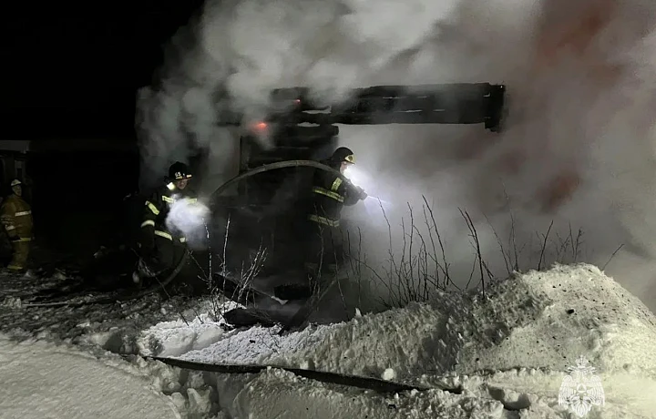 При пожаре 30 января в Тульской области пострадала женщина