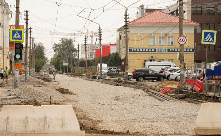 Ремонт улицы Коминтерна в Туле завершат в конце ноября