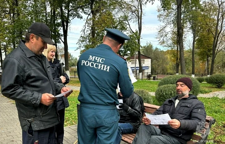 Тульские спасатели и полиция провели профилактические рейды