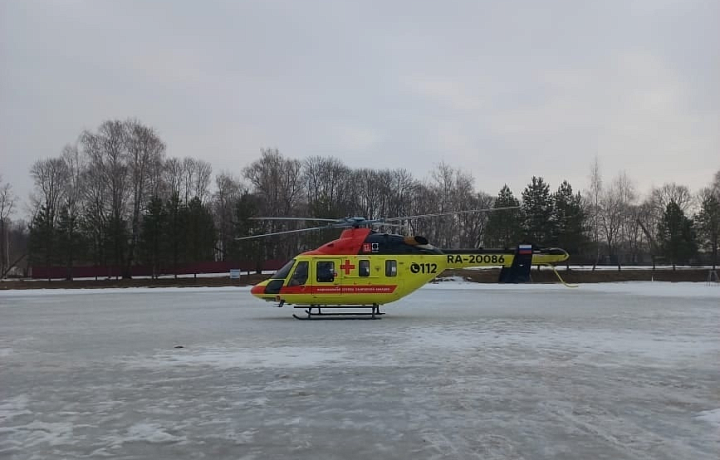 Жительницу Богородицка со сложной патологией вертолетом санавиации эвакуировали в Тулу