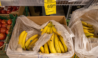 Банан стал самым популярным продуктом у россиян прошедшей зимой