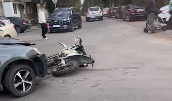 ﻿В Богородицке подросток на питбайке попал в ДТП с автомобилем Lada