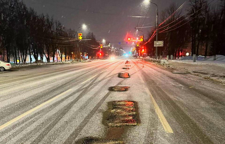 На дорогах Тулы начался аварийно-восстановительный ремонт ﻿