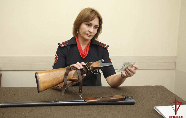 Росгвардия изъяла 26 единиц оружия в Тульской области за неделю