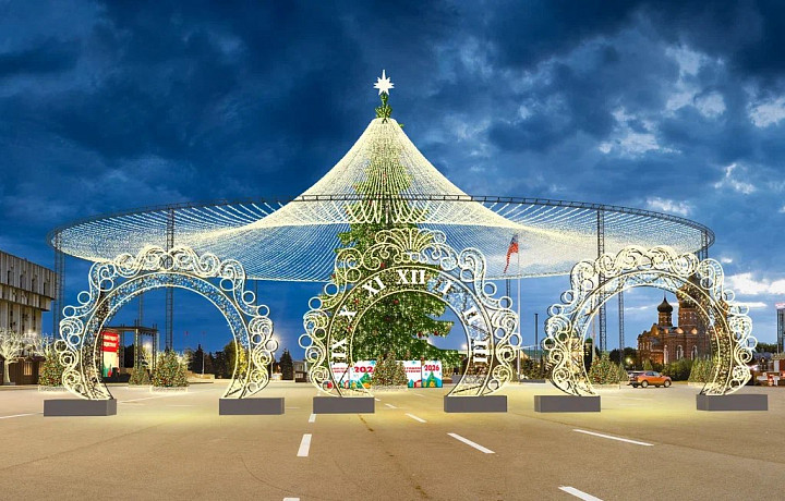 Стало известно, как будет выглядеть новая главная елка Тулы