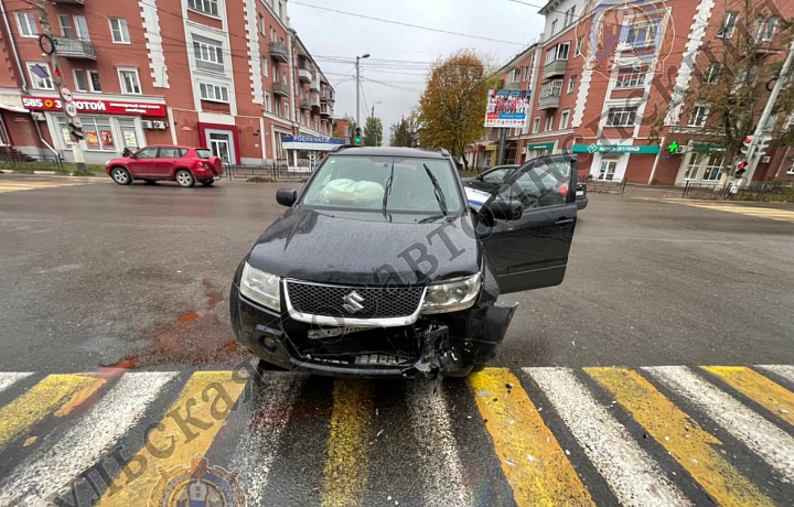 В Алексине автоледи на Daewoo Matiz спровоцировала ДТП