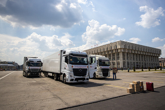 Бригада тульских медиков отправилась в ДНР для оказания медицинской помощи местным жителям