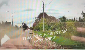 На видео попал момент смертельного ДТП в Богородицке