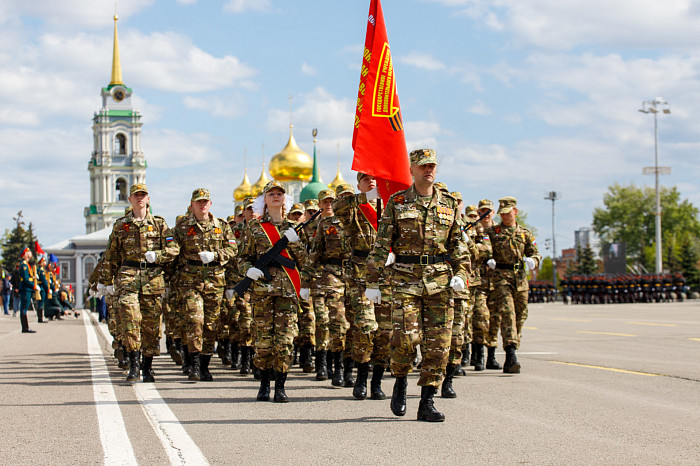 В Туле состоялся военный парад в честь Победы в Великой Отечественной войне