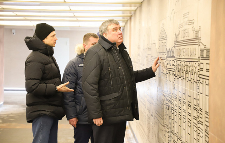 Глава администрации Тулы Илья Беспалов осмотрел отремонтированные подземные пешеходные переходы