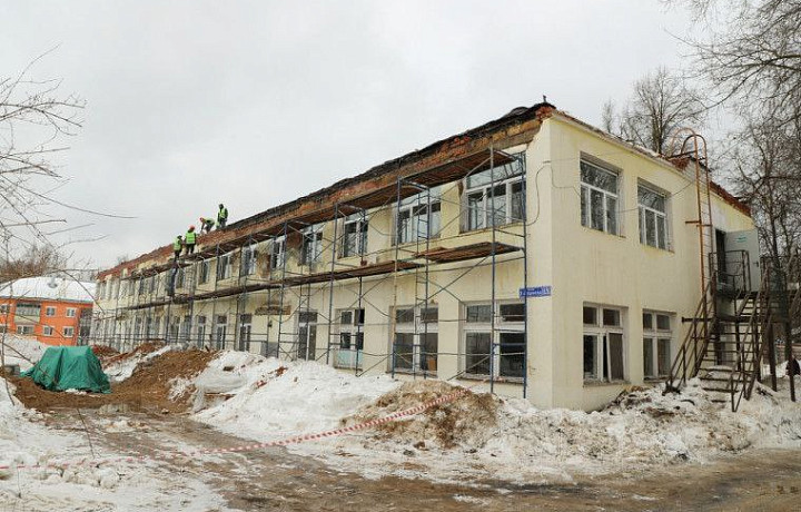 Капремонт в Центре образования №4 в тульском Мясново завершат к началу учебного года