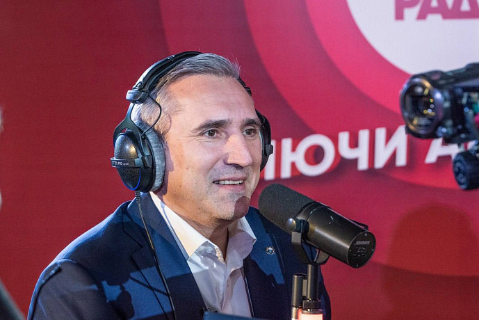 Губернатор Тюменской области побывал в студии холдинга «Медиа Траст»