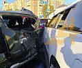 Опубликованы фото с места массового ДТП на улице Дмитрия Ульянова в Туле
