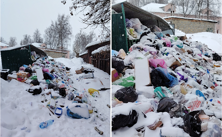 Донской, Новомосковск и Узловский район назвали худшими по вывозу мусора после снегопада