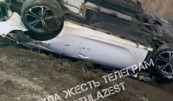 ДТП с «перевертышем» произошло в Тульской области