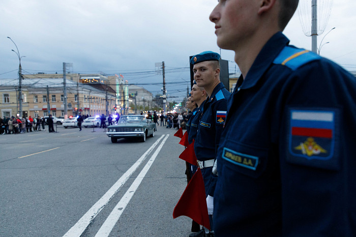 Первая репетиция Парада Победы прошла на площади Ленина в Туле