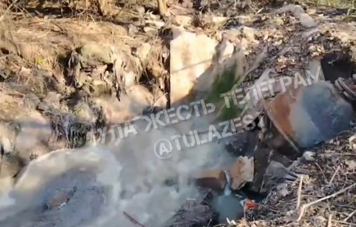 Туляки заметили странный цвет воды в реке Воронке