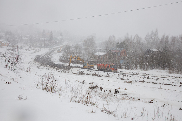 В Туле приступили к ремонту улицы Скуратовской – фоторепортаж с места проведения работ