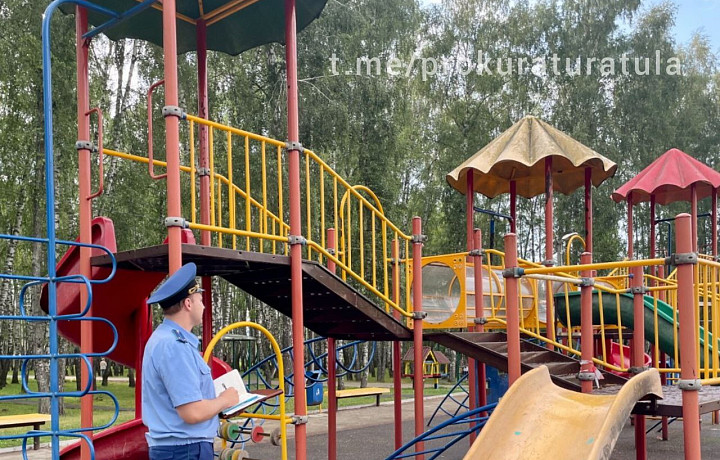 Прокуратура нашла нарушения в содержании детской площадки в Суворове