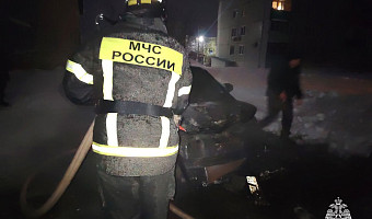 В Тульской области 4 января спасатели потушили четыре пожара