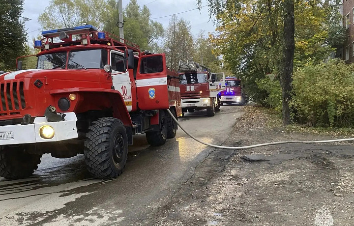 Спасатели за сутки потушили шесть пожаров в Тульской области