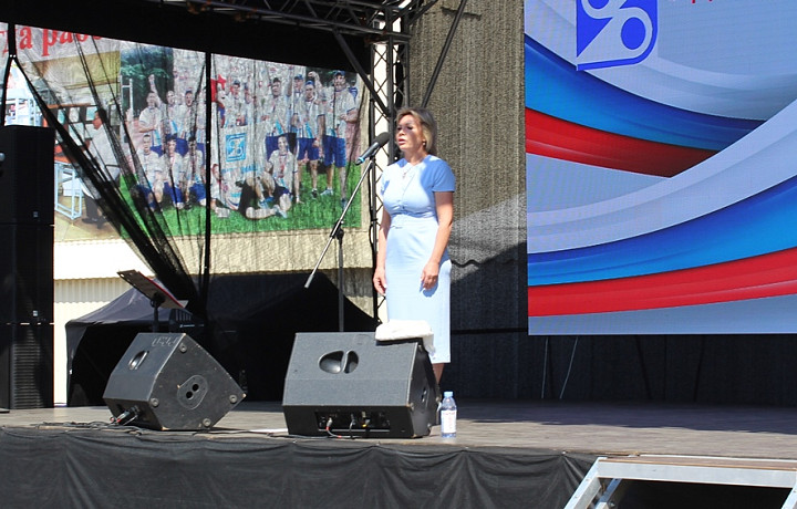 Ольга Слюсарева поучаствовала в праздновании 57-летия Тулаточмаша