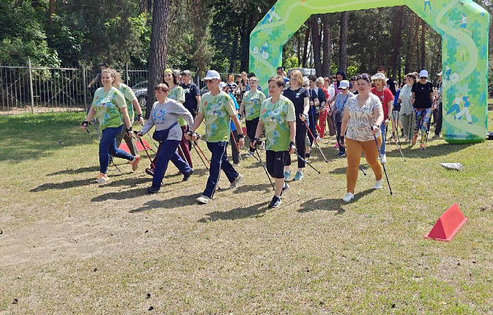 Жители Алексина прошли по «Маршруту здоровья»