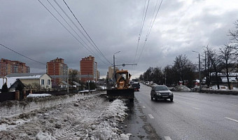 За сутки с улиц Тулы вывезли 6,3 тысяч кубометров снега