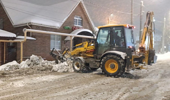 Порядка 8,5 тысяч кубометров снега вывезли за сутки с улиц Тулы