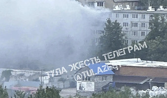 В Туле горят две квартиры в Гарнизонном проезде