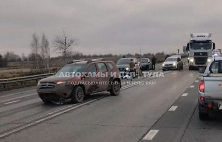 Массовое ДТП на Калужском шоссе в Туле могло произойти из-за мешка с мусором